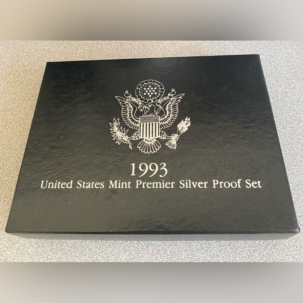 1993 Premier United States Mint Silver Proof Set with Case - Picture 15 of 15